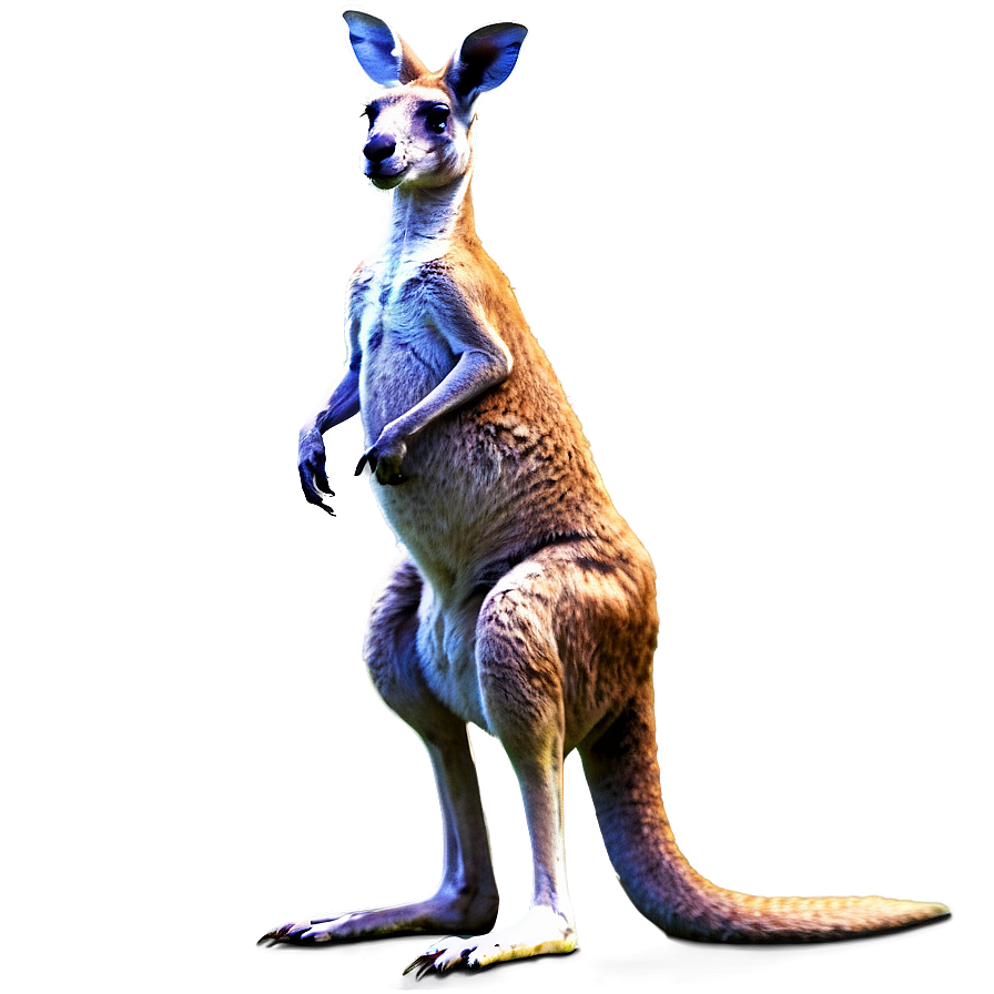 Kangaroo Standing Png 05212024 PNG image
