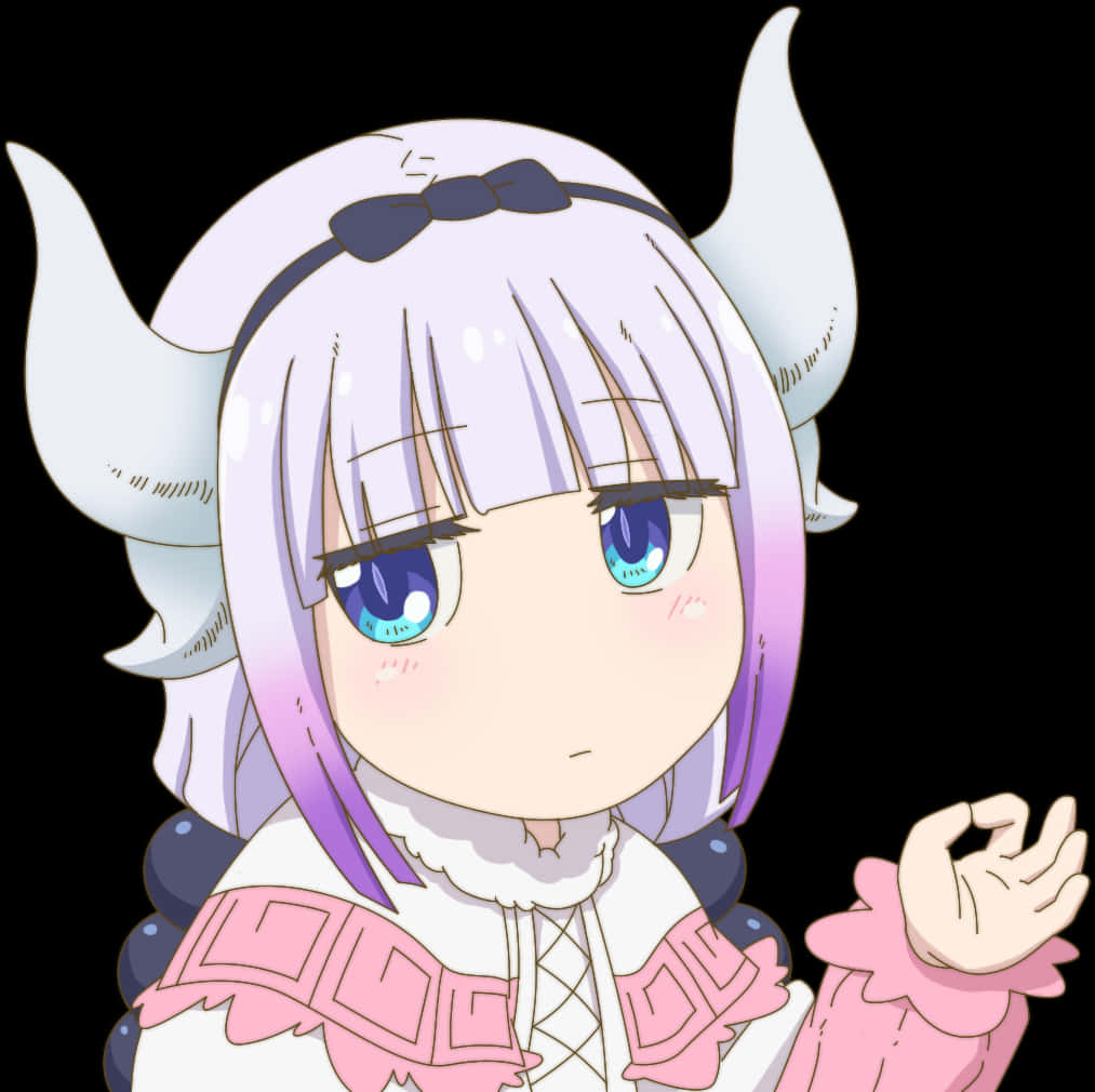 Kanna Kamui Anime Character PNG image