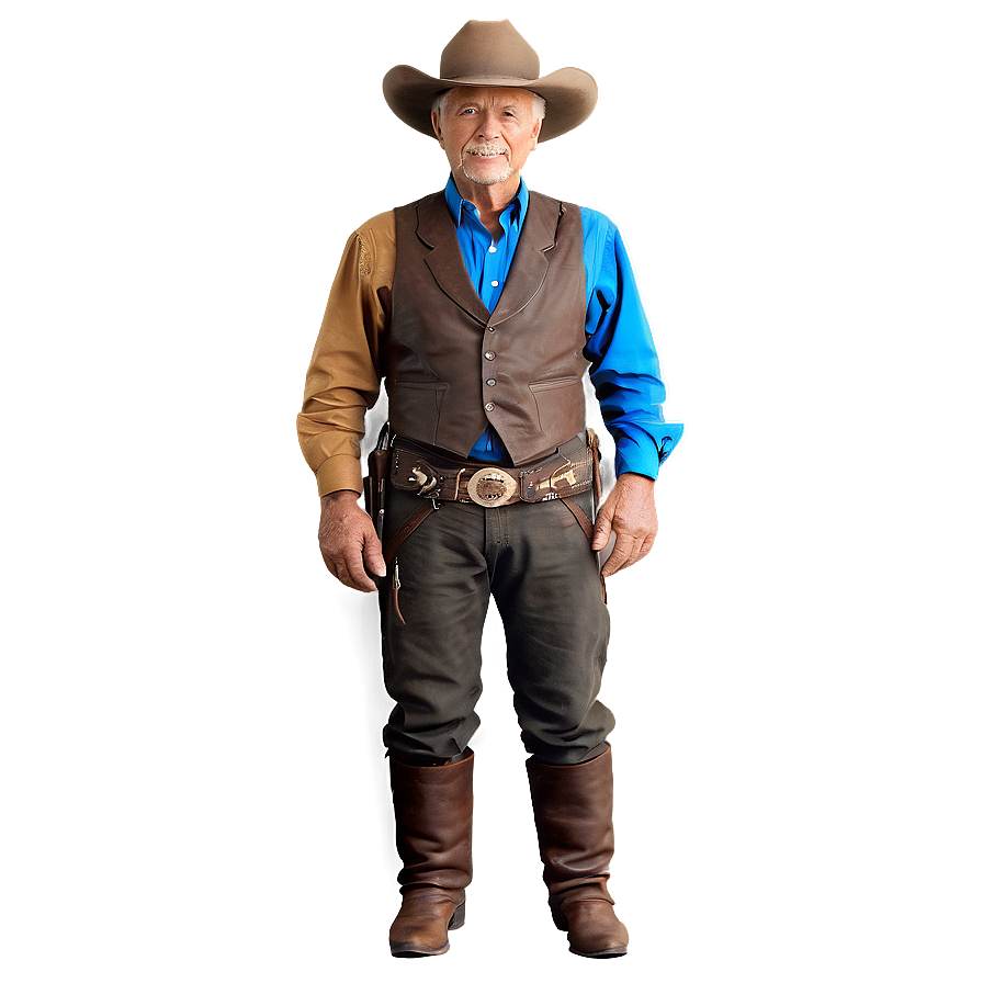 Kansas Old West Cowboy Gear Png Ilw47 PNG image