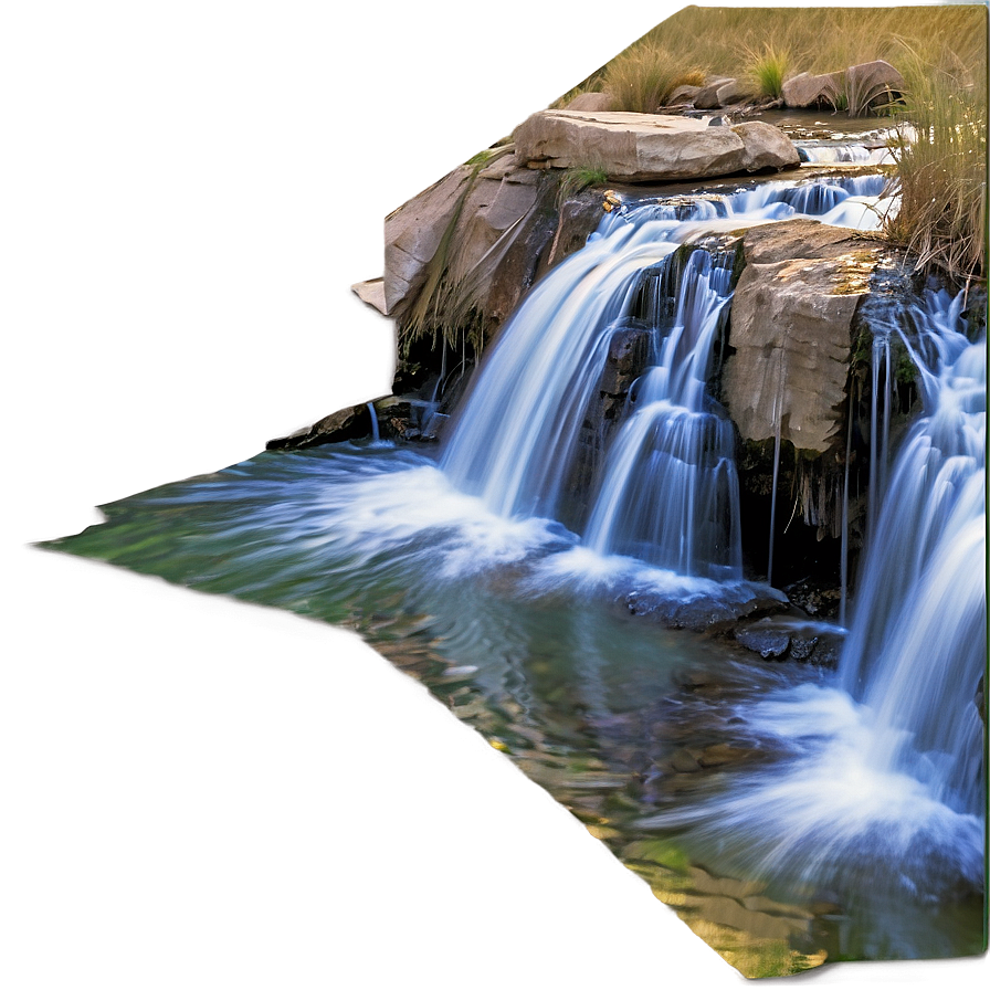 Kansas Waterfall In Flint Hills Png Xgh76 PNG image