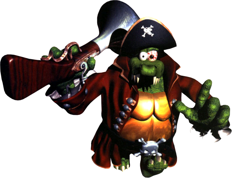 Kaptain K Rool Donkey Kong Series PNG image