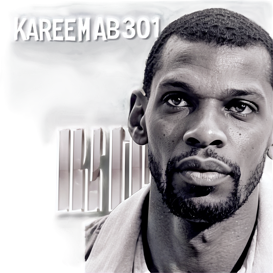 Kareem Abdul-jabbar Black And White Png 71 PNG image