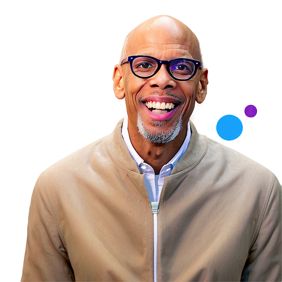 Kareem Abdul-jabbar Smiling Png 06242024 PNG image