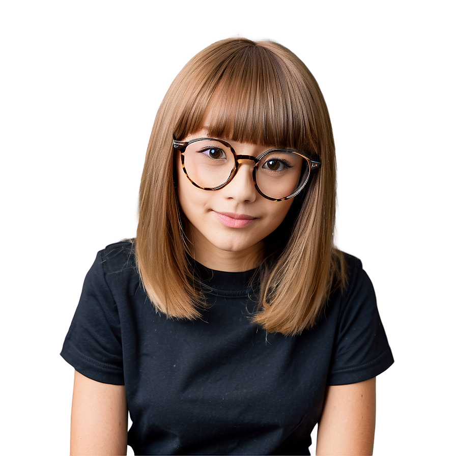 Karen Haircut With Glasses Png Cwj22 PNG image