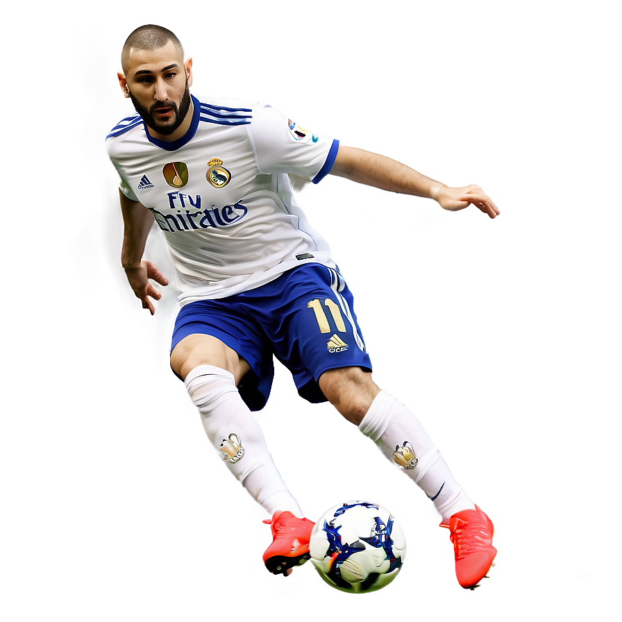 Karim Benzema Dribbling Png 06212024 PNG image