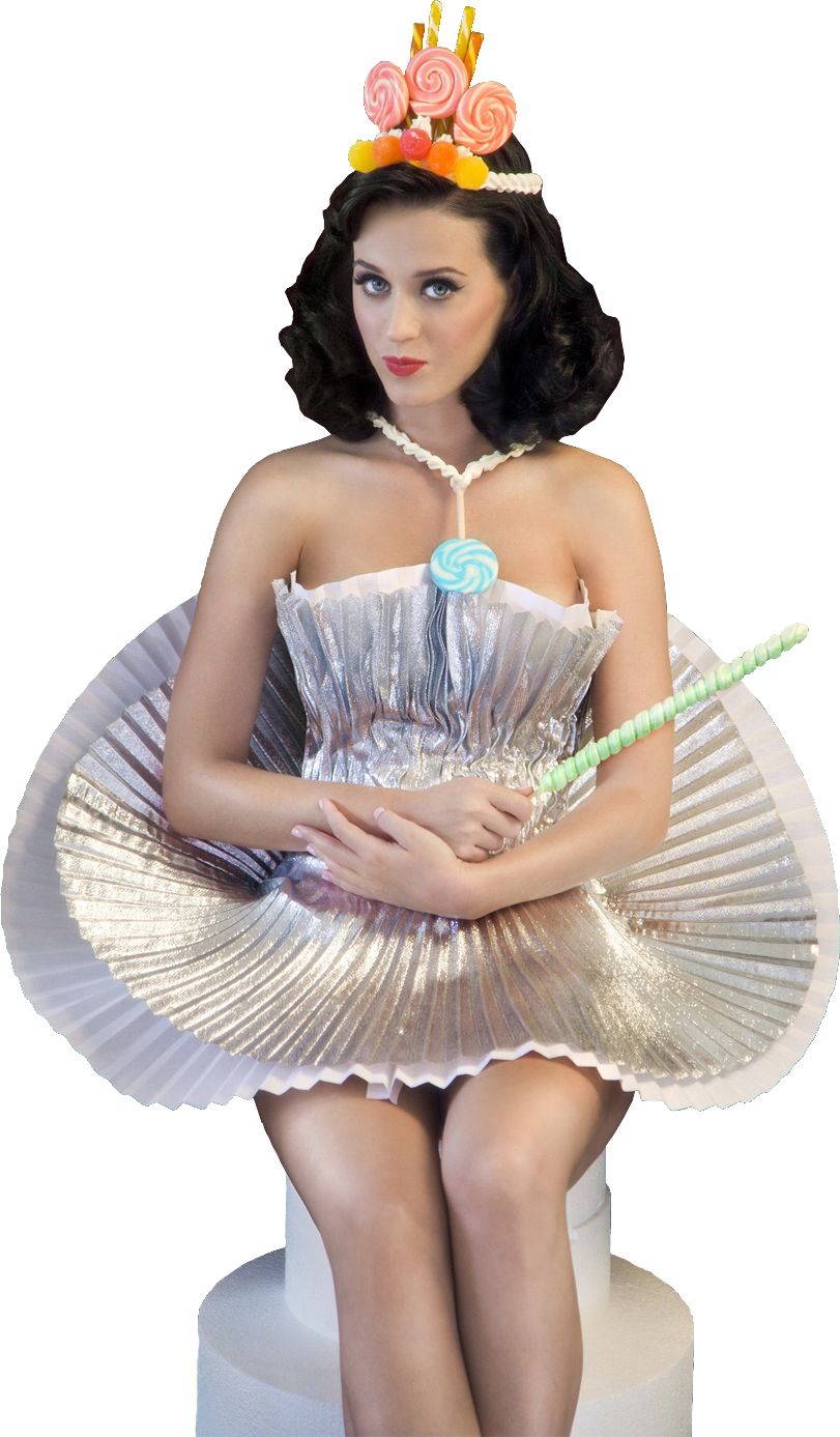 Katy Perry Candy Costume PNG image