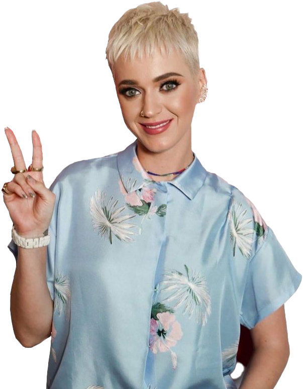 Katy Perry Peace Sign PNG image