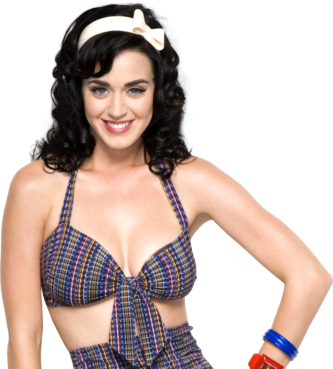 Katy Perry Retro Pinup Look PNG image