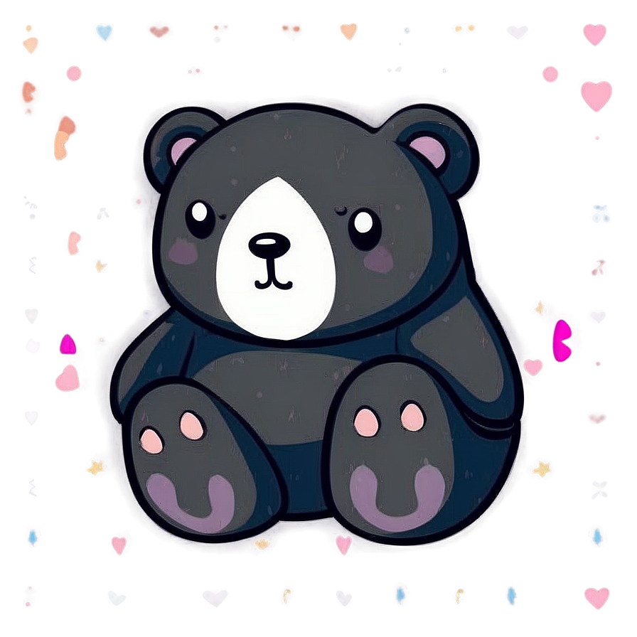 Kawaii Bear Character Png 88 PNG image