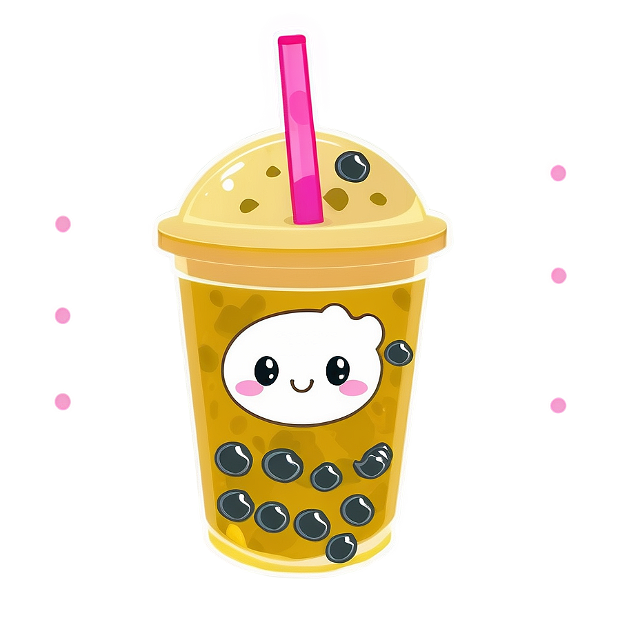 Kawaii Bubble Tea Png 05062024 PNG image