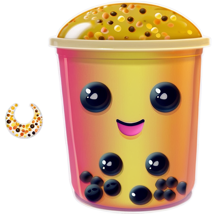 Kawaii Bubble Tea Png 05062024 PNG image