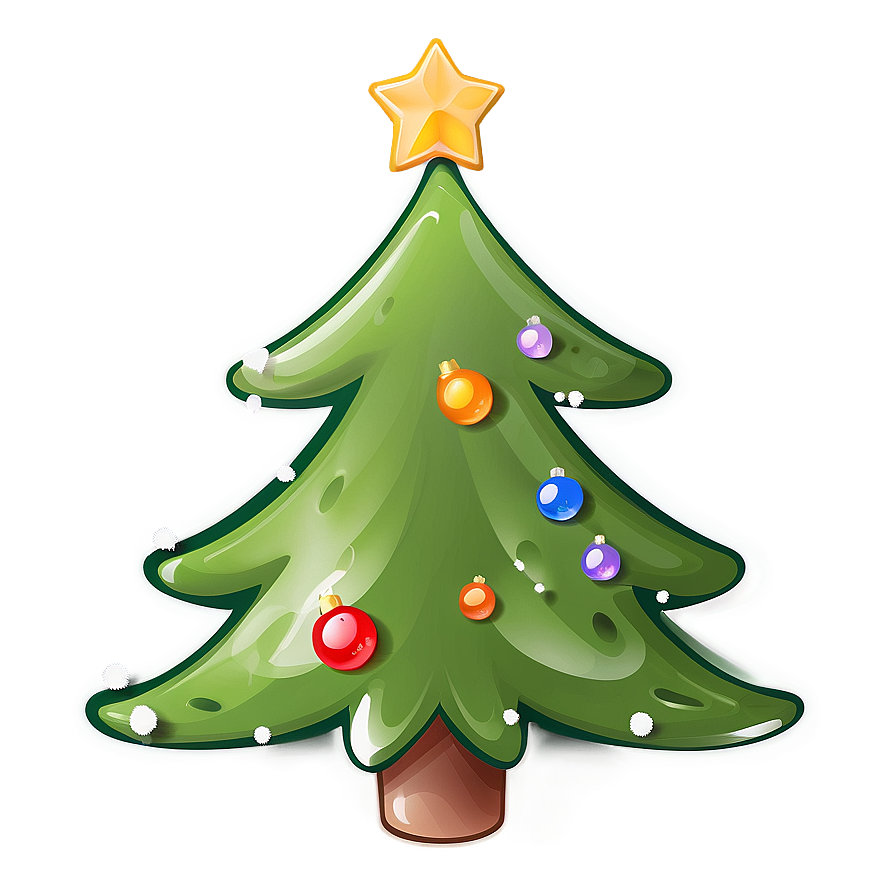 Kawaii Christmas Tree Decoration Png 06252024 PNG image