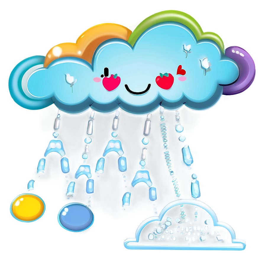 Kawaii Cloud Design Png Yuu2 PNG image