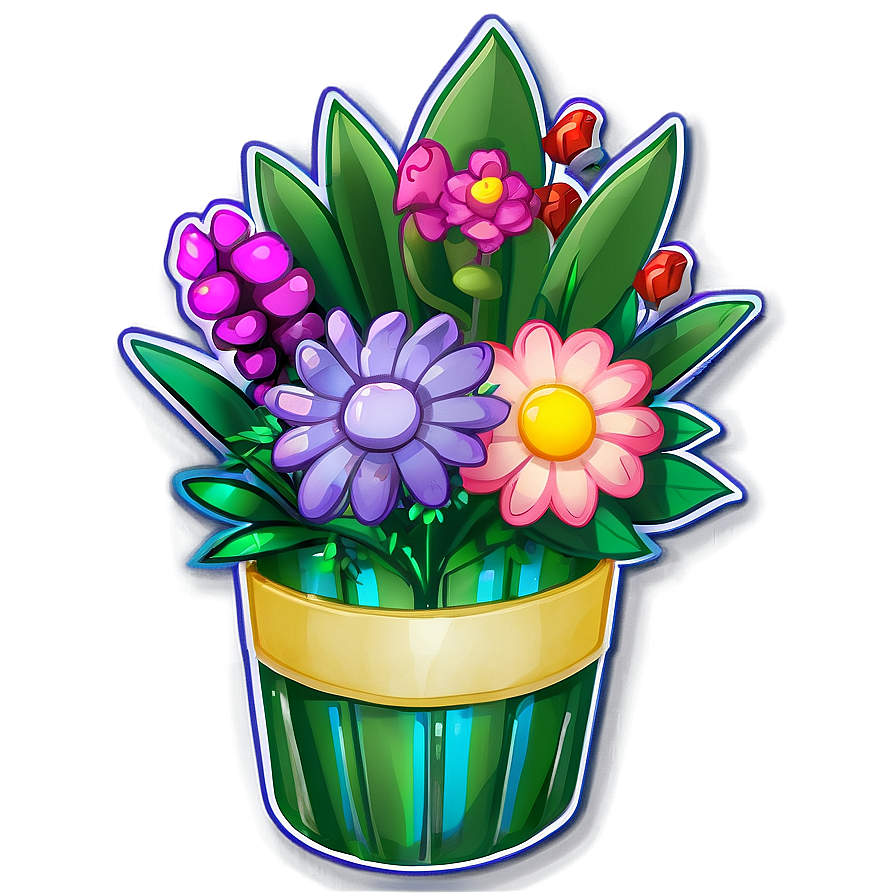 Kawaii Flower Bouquets Png Bii PNG image