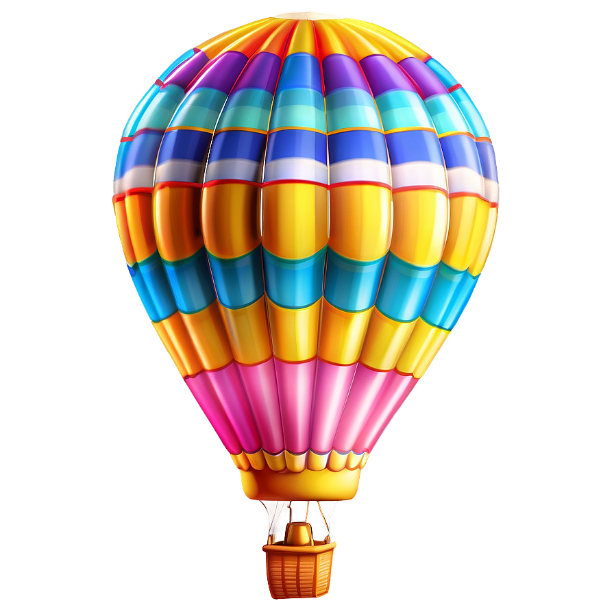 Kawaii Hot Air Balloon Png 05062024 PNG image