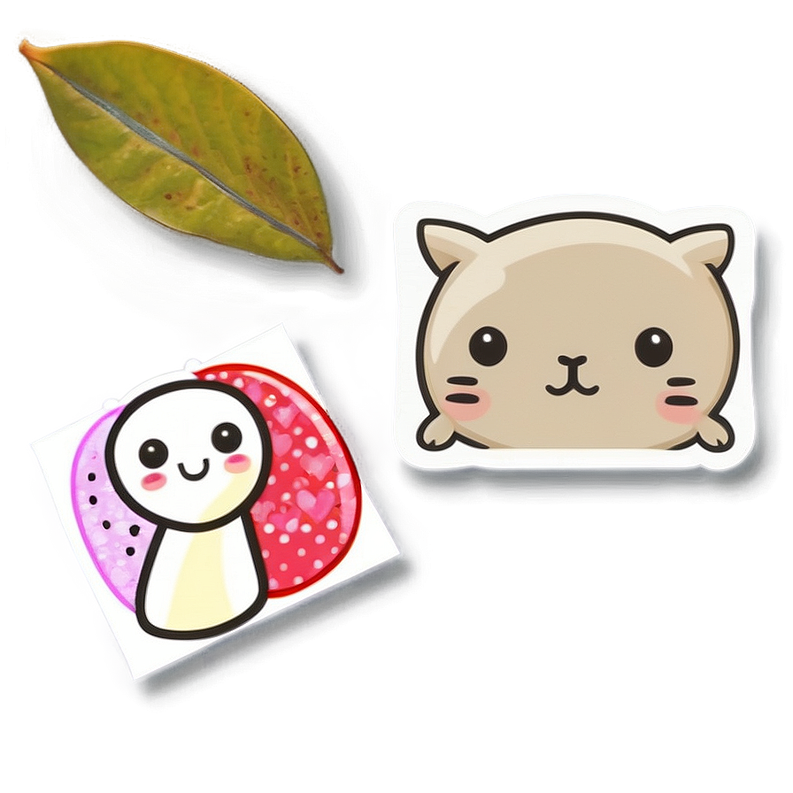 Kawaii Japanese Stickers Png 05062024 PNG image