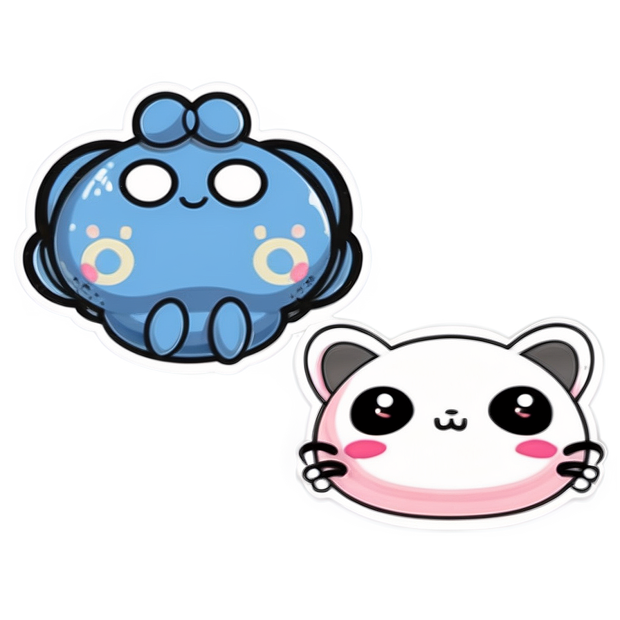 Kawaii Japanese Stickers Png Hrg PNG image