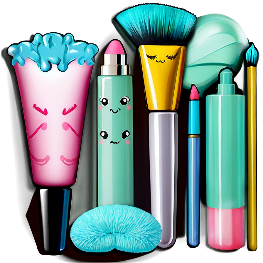 Kawaii Makeup Accessories Png 05062024 PNG image