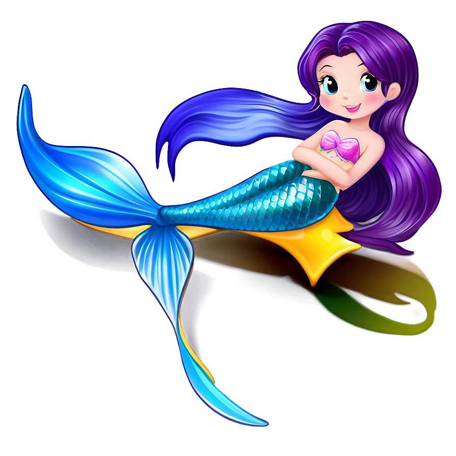 Kawaii Mermaid Tail Png Uow64 PNG image