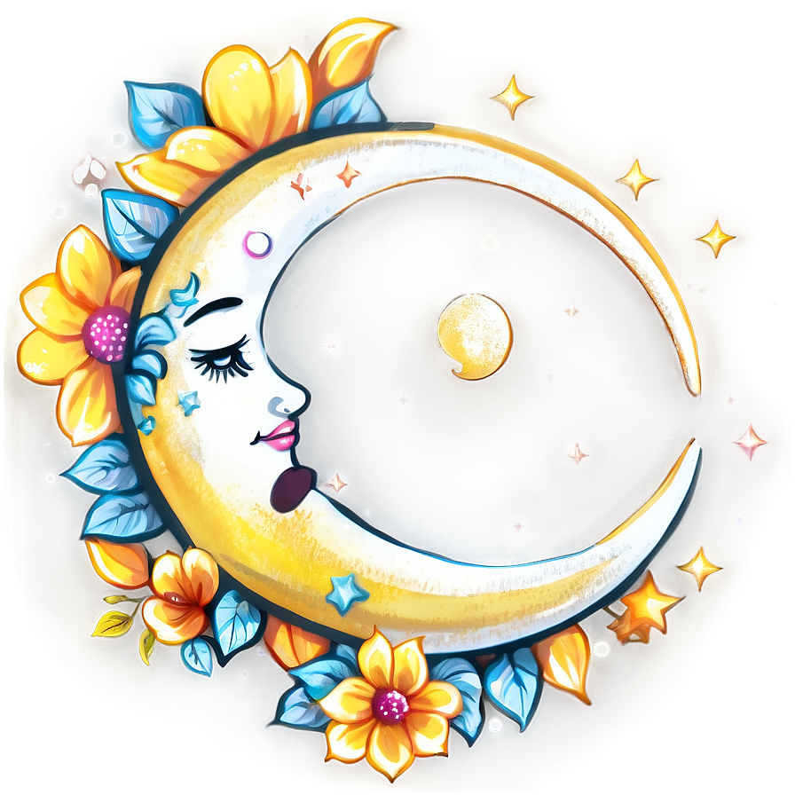 Kawaii Moon And Sun Png 05062024 PNG image