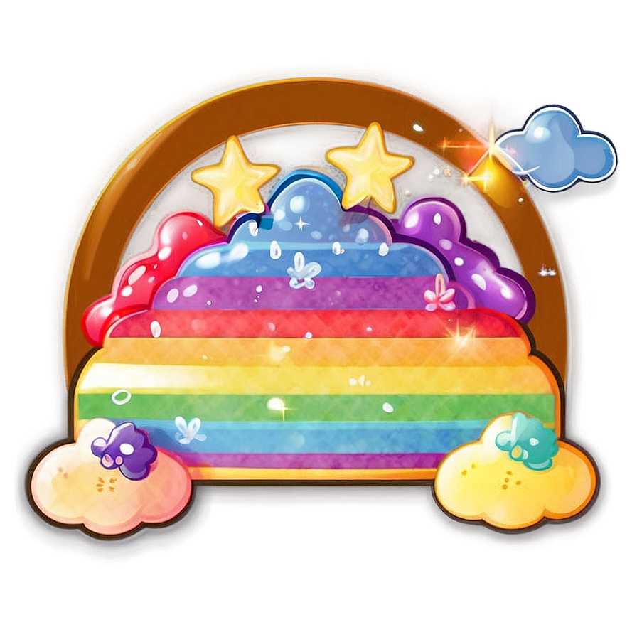 Kawaii Pastel Rainbow Png 05062024 PNG image