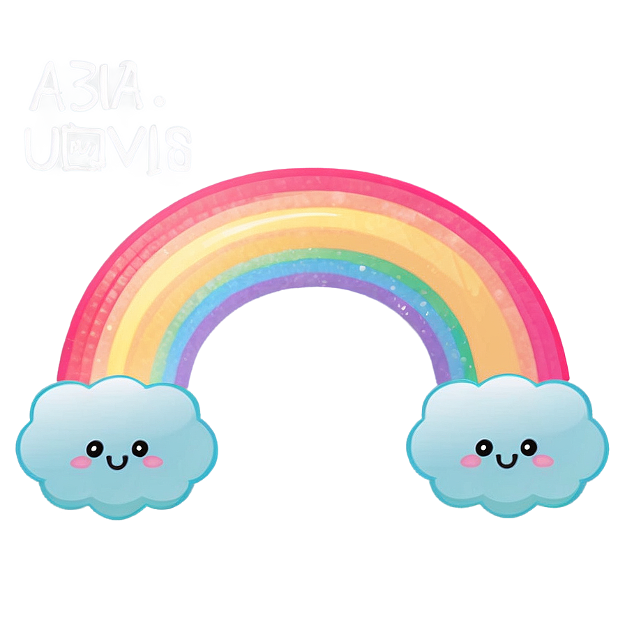 Kawaii Pastel Rainbow Png 05062024 PNG image