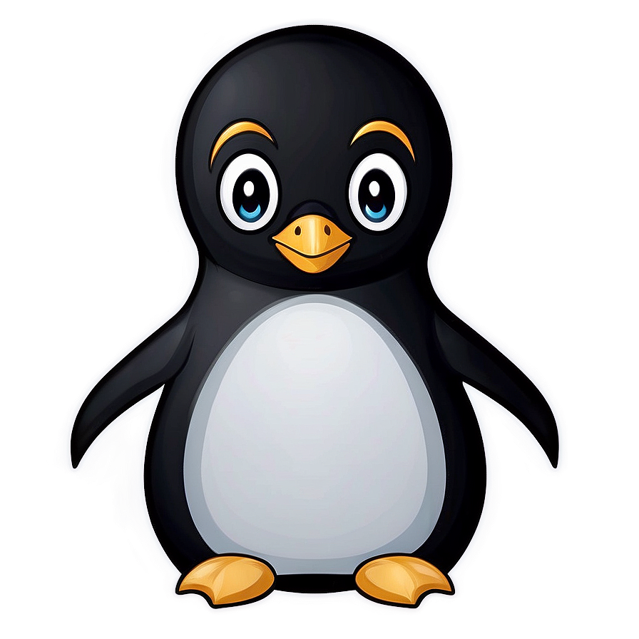 Kawaii Penguin Characters Png 05062024 PNG image