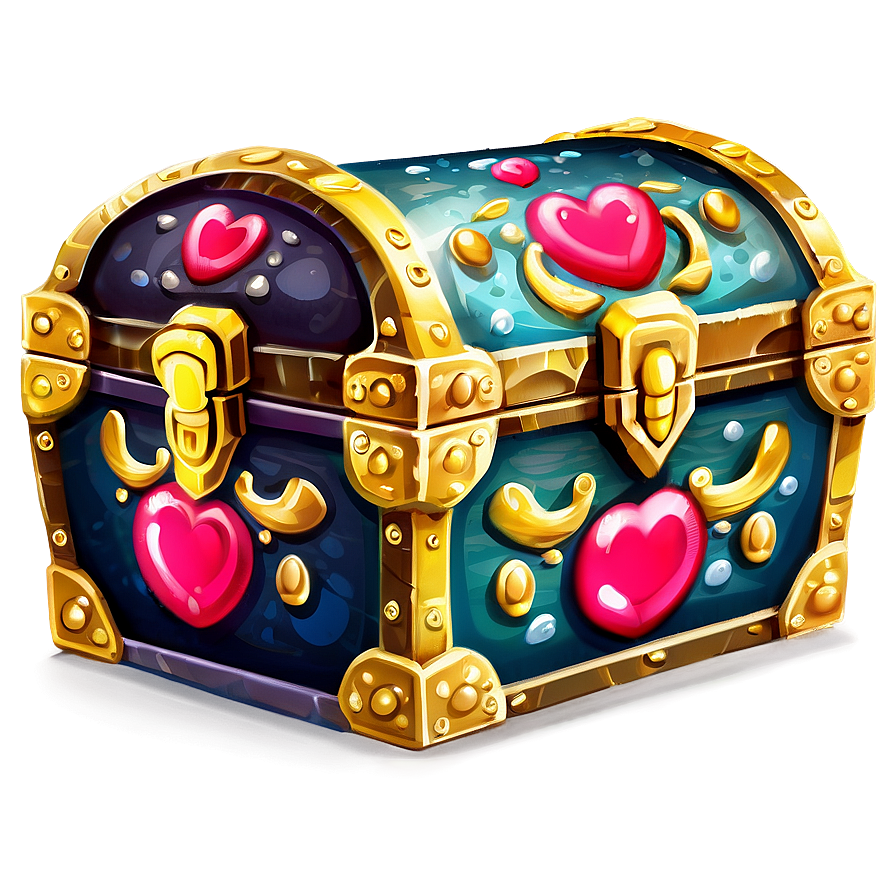 Kawaii Treasure Chest Png Lhq PNG image