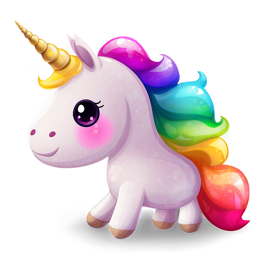 Kawaii Unicorn Clipart Png 05062024 PNG image