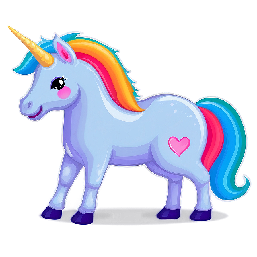 Kawaii Unicorn Clipart Png Rta45 PNG image