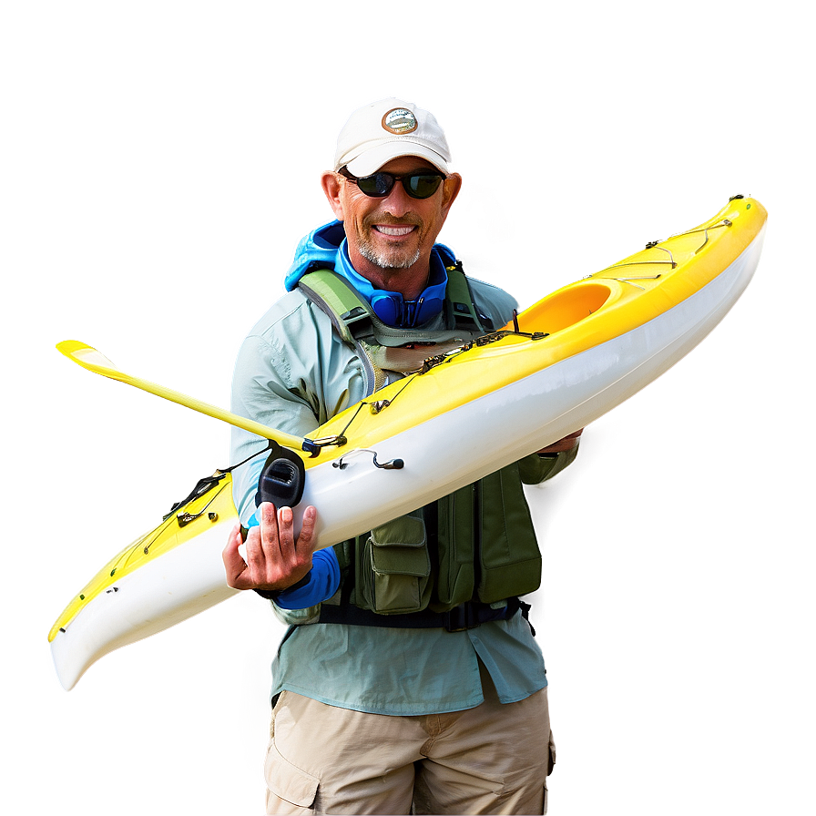 Kayak Fishing Guide Png 05212024 PNG image