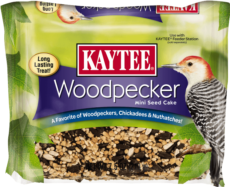 Kaytee Woodpecker Mini Seed Cake Package PNG image