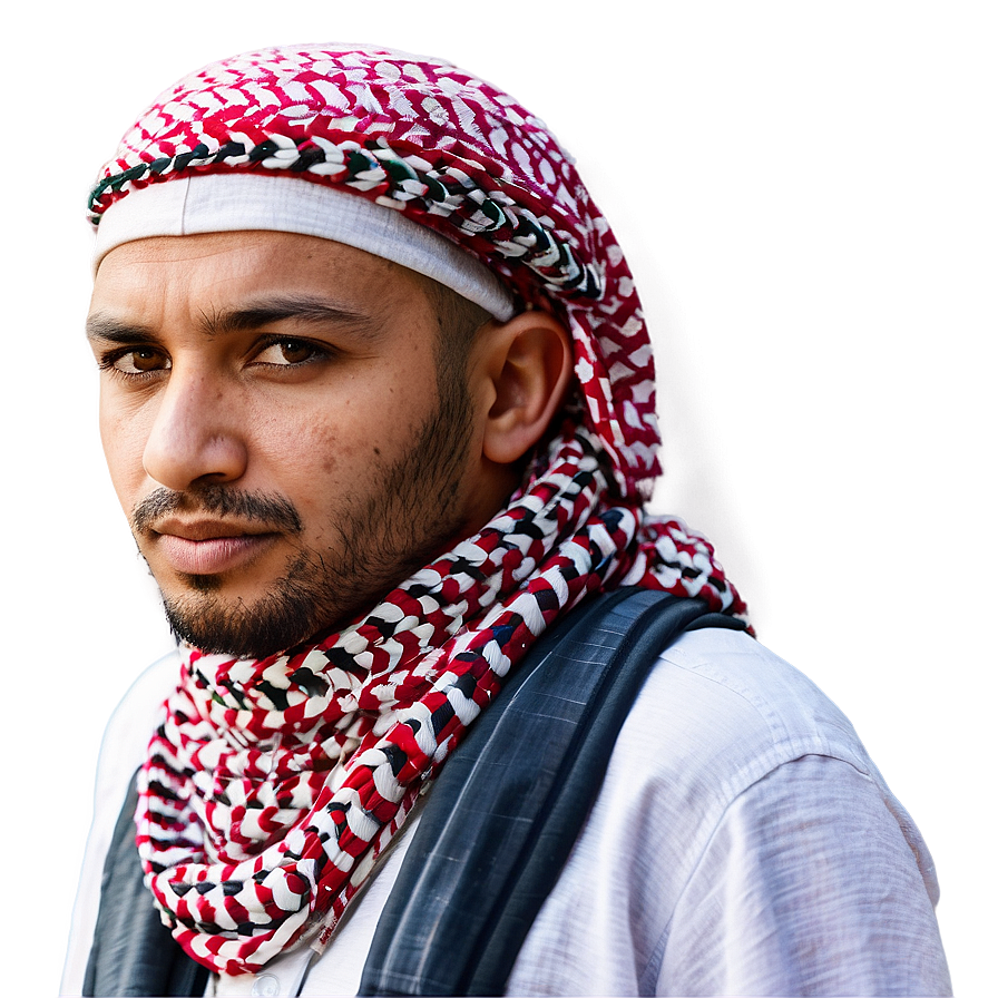 Keffiyeh In Traditional Colors Png Jkn PNG image