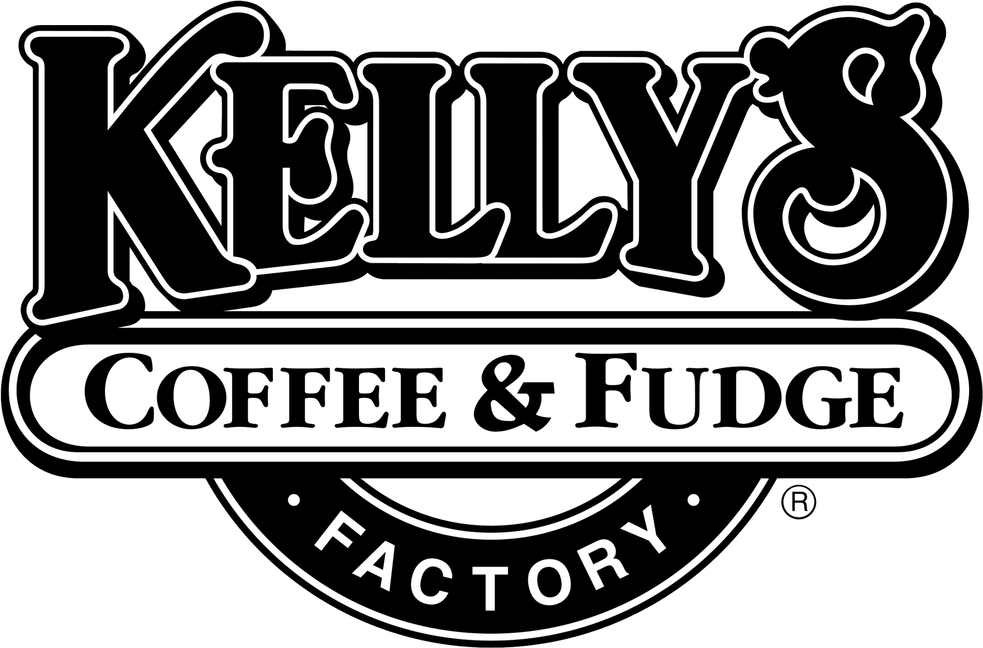 Kellys Coffee Fudge Factory Logo PNG image