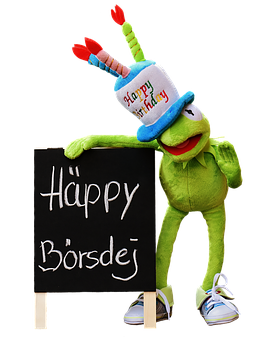 Kermit Birthday Celebration PNG image