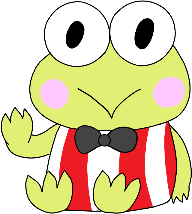 Keroppi Cartoon Character Illustration PNG image