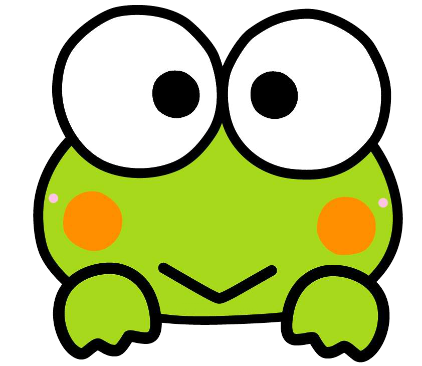 Keroppi Cartoon Frog Character PNG image