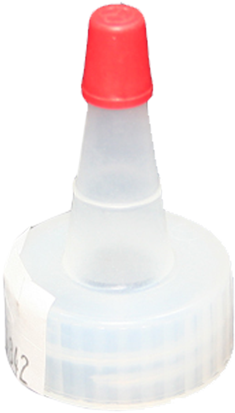 Ketchup Bottle Cap Top View PNG image