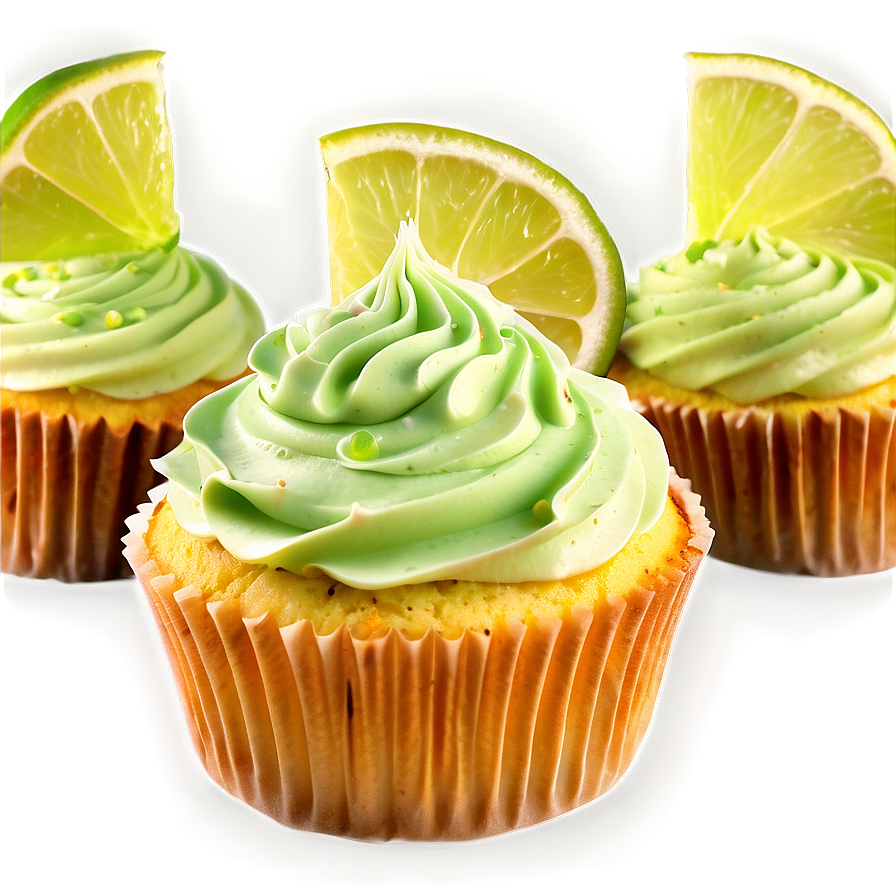 Key Lime Cupcakes Png Hwv PNG image