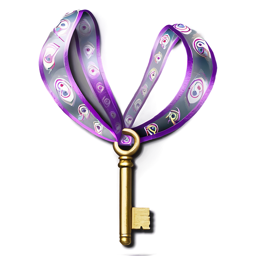 Key With Ribbon Png Vqr8 PNG image