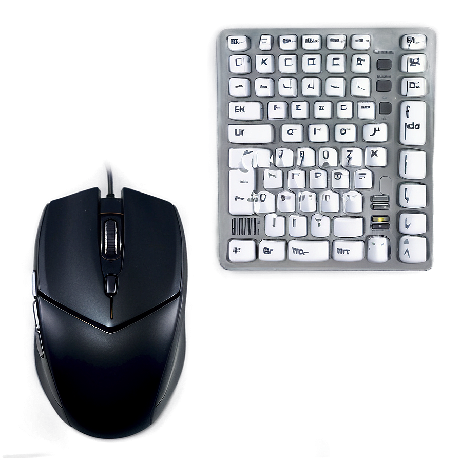 Keyboard And Mouse With Wrist Support Png Dkr PNG image