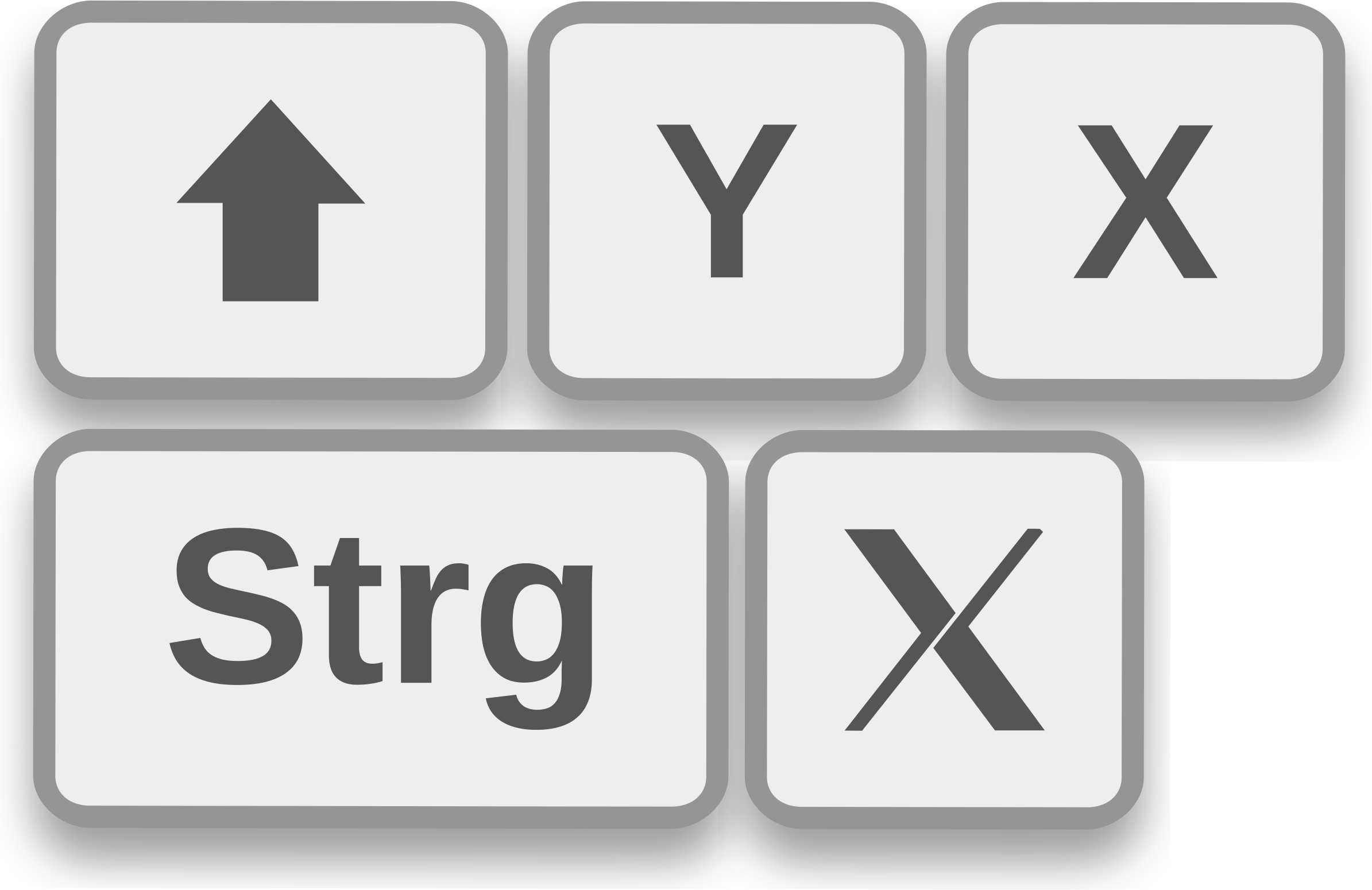 Keyboard Shortcut Keys Graphic PNG image