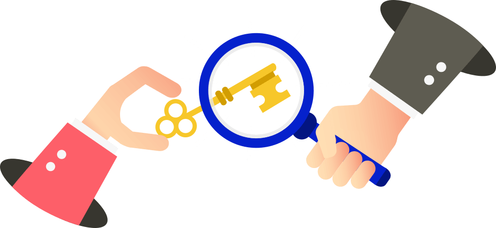 Keyto Success Concept Illustration PNG image