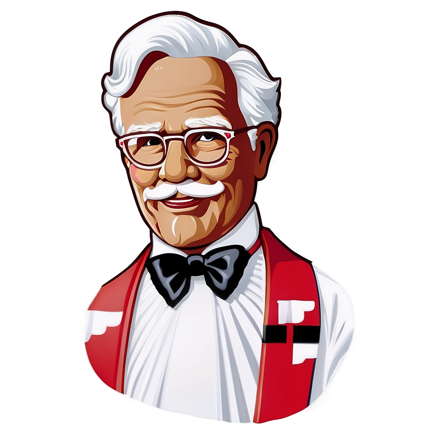 Kfc Logo With Colonel Sanders Png 24 PNG image