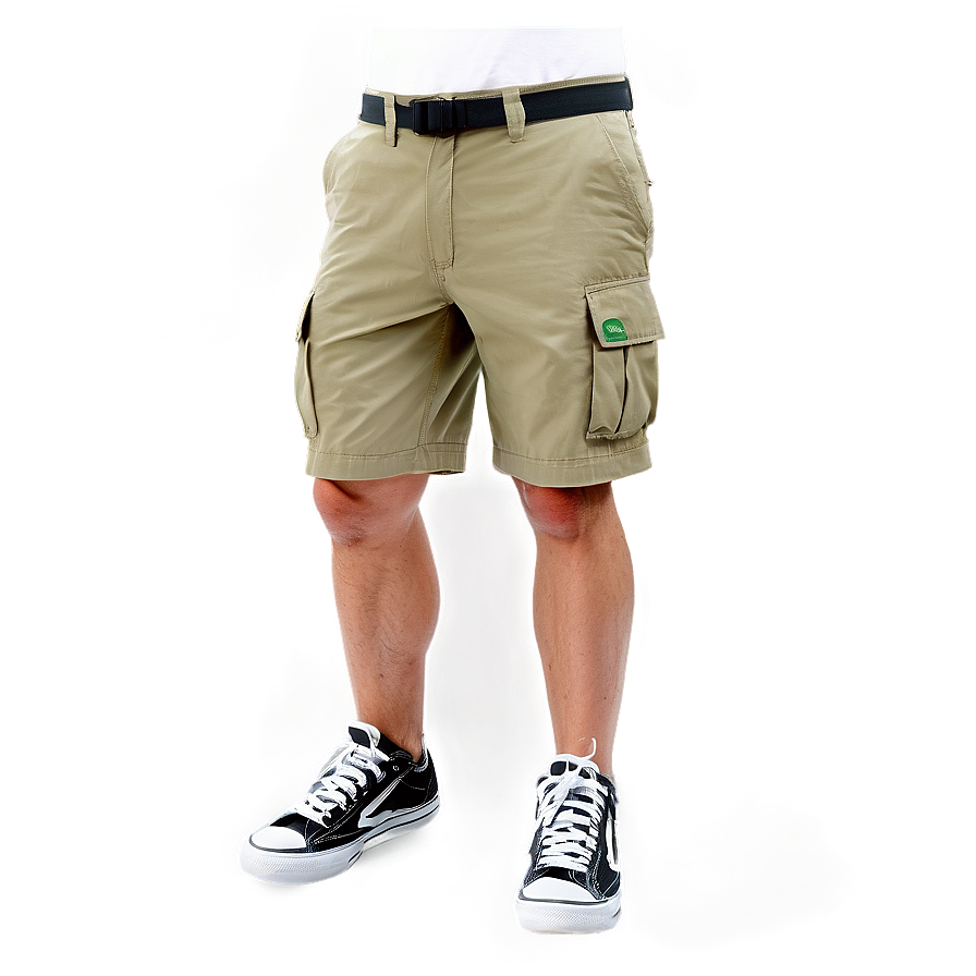 Khaki Cargo Shorts Png 12 PNG image