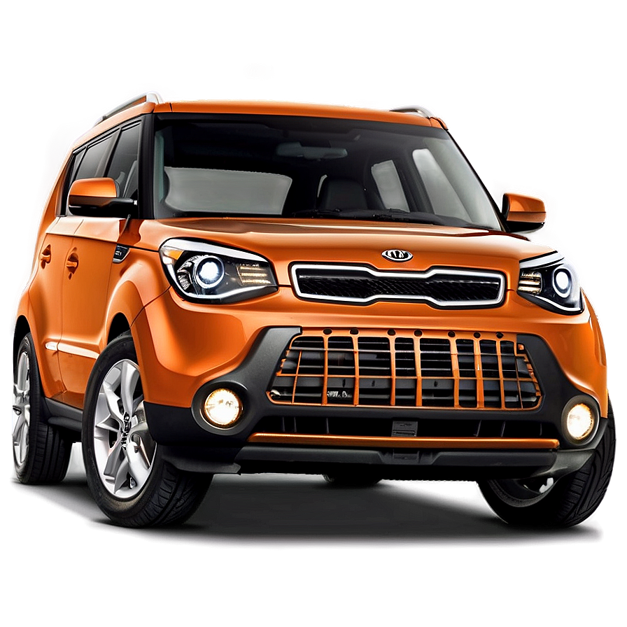 Kia Soul In Dynamic Orange Png 06292024 PNG image