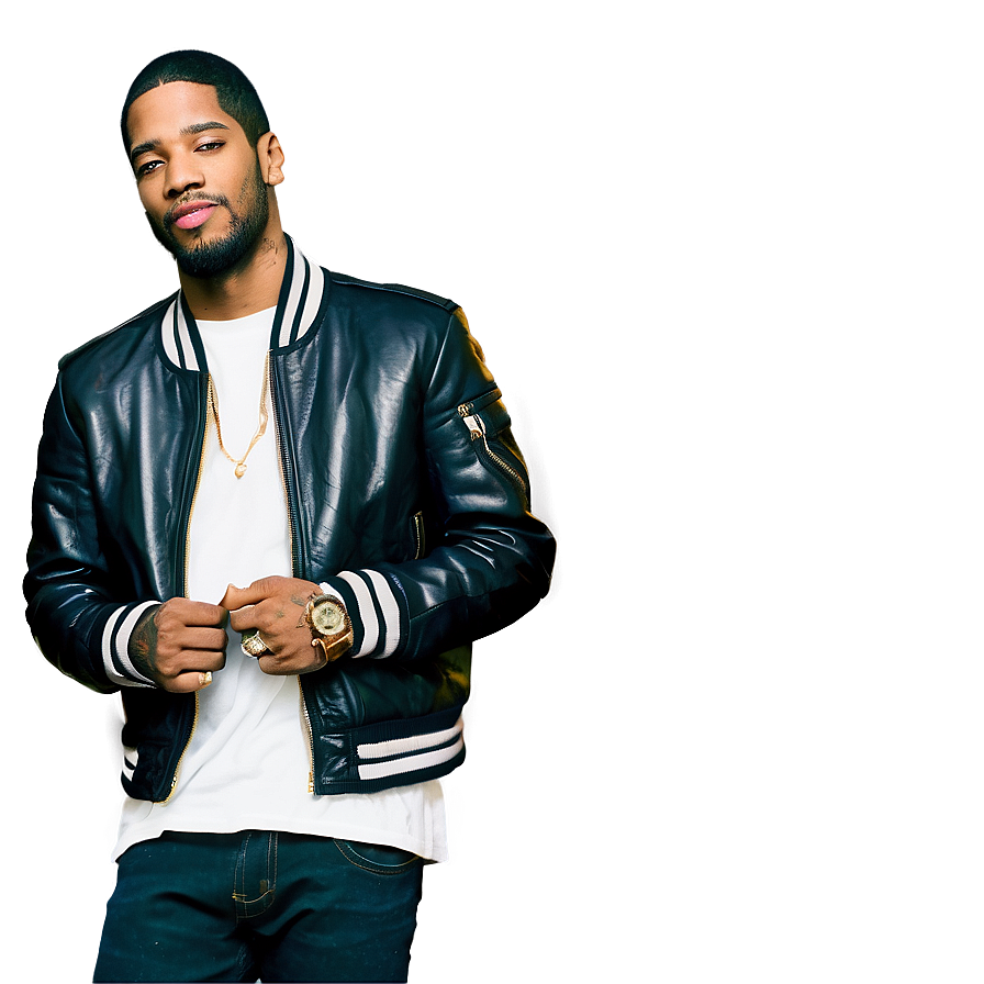 Kid Cudi In Leather Jacket Png Rca22 PNG image