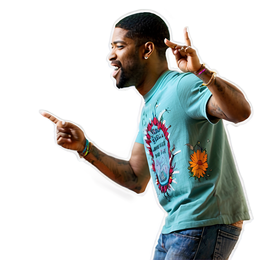 Kid Cudi On Stage Png Kcp96 PNG image