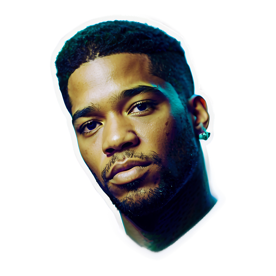 Kid Cudi Portrait Art Png Nkk PNG image