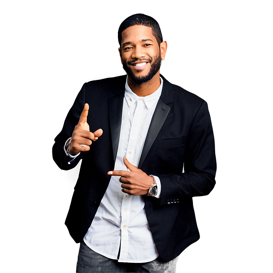 Kid Cudi With Fans Png Inb6 PNG image